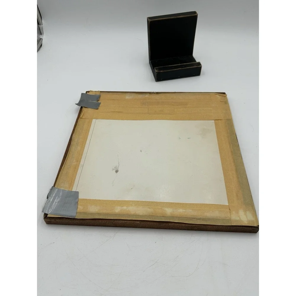 Elvis Presley Vintage Mirror In Wood Frame 13x13 Carnival?